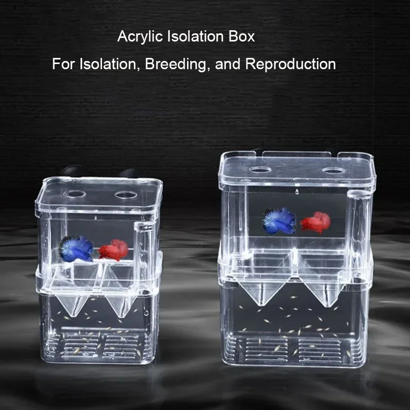 Lab Incubator - Aquarium Accessories Acrylic Fish Breeding Isolation