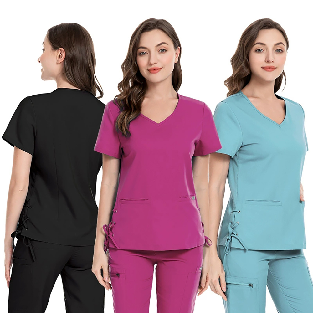 Medical Lab Coat - Quick Dry Stretch Nurse Uniform Scrubs