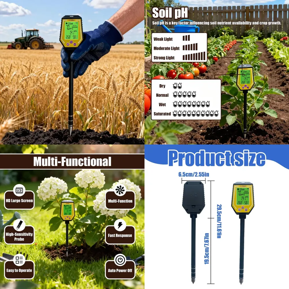 Ph Meter - WAP01 New High Accuracy Soil Tester