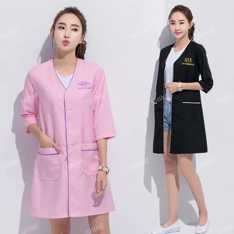 Custom Logo beauty uniform bea - Medical Lab Logo 评论和价格