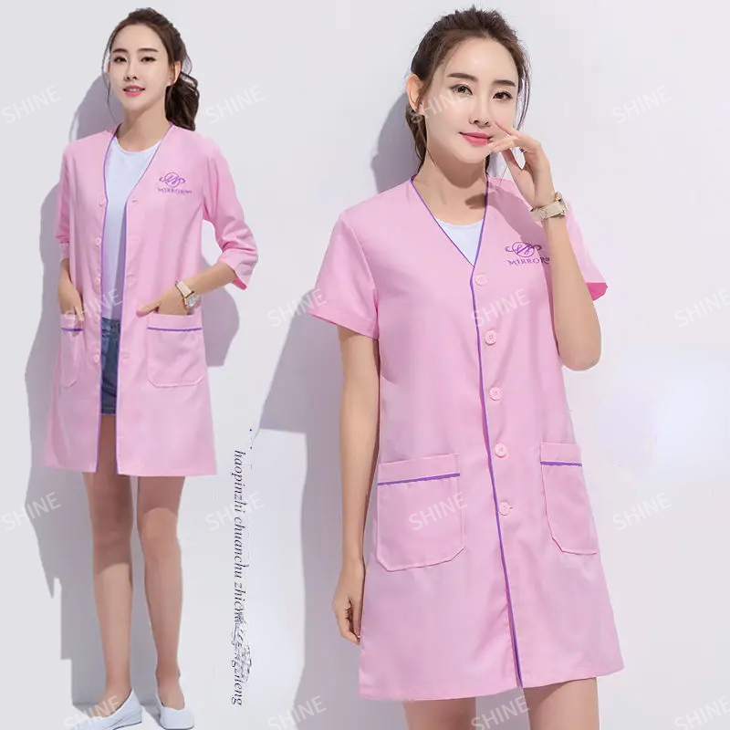 Custom Logo beauty uniform bea - Medical Lab Logo 评论和价格