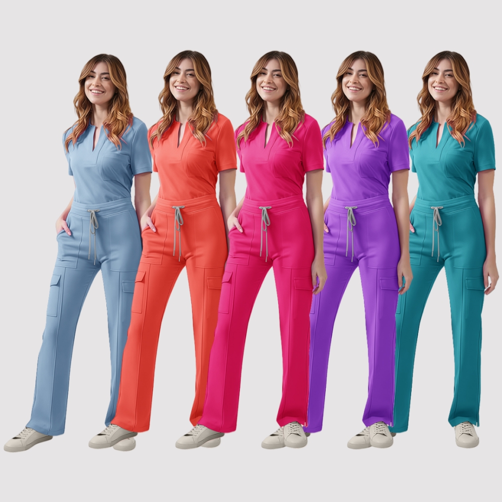 New Scrubs Uniform Multi Short - Medical Lab Coat 评论和价格