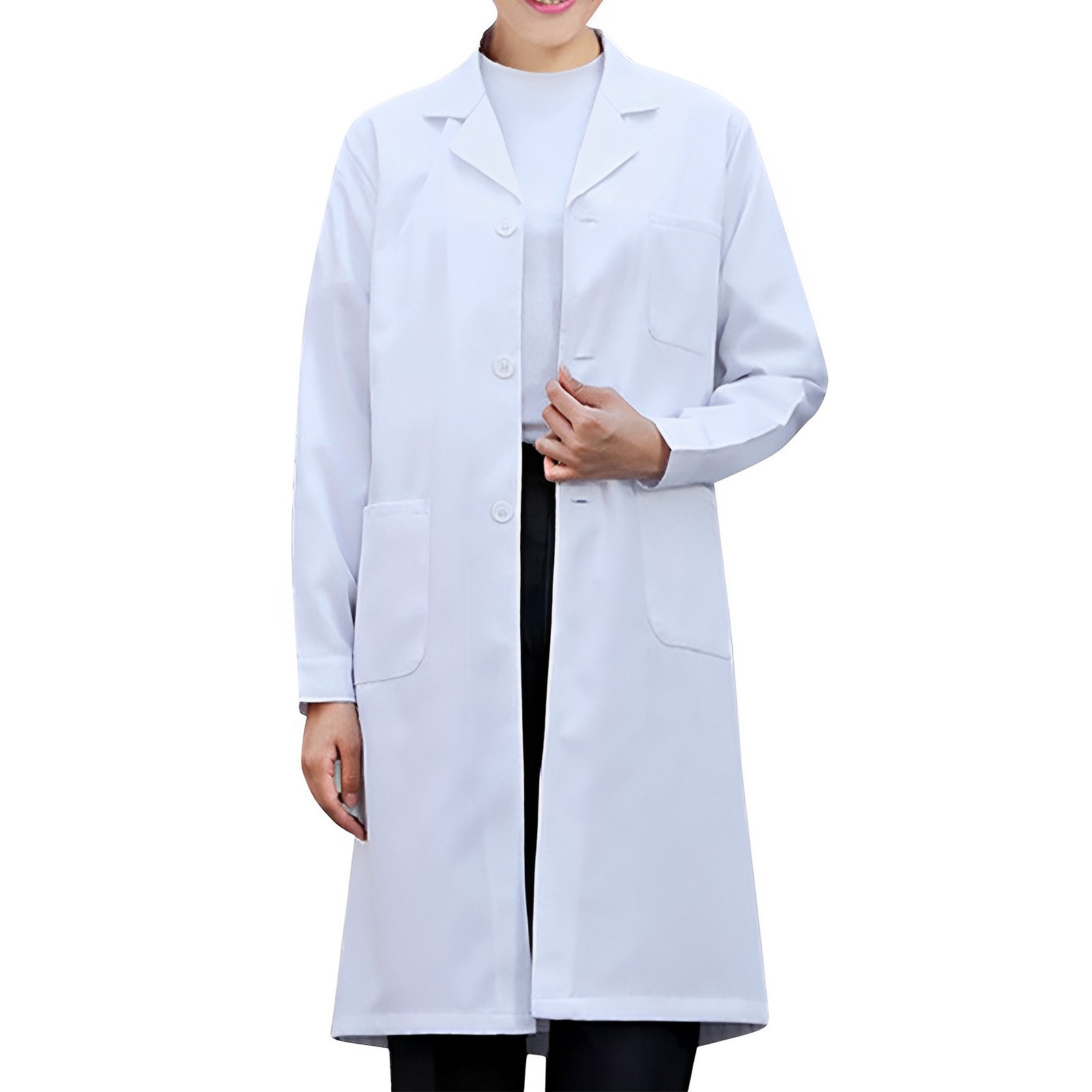 White Lab Coat For Women Men S - Medical Lab Coat 评论和价格
