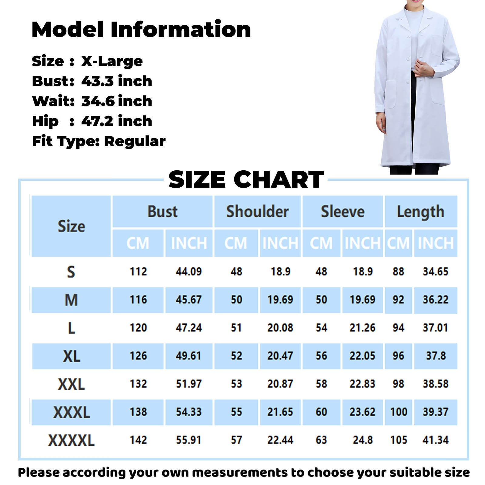 White Lab Coat For Women Men S - Medical Lab Coat 评论和价格