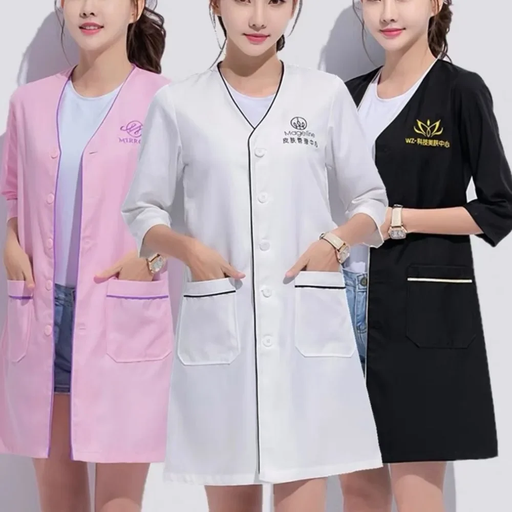 Custom Logo Beauty Uniform Bea - Medical Lab Coat 评论和价格