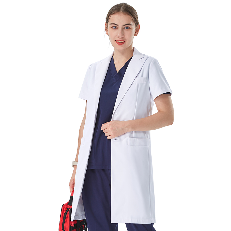 Thoughtful Lapel Collar White  - Medical Lab Coat 评论和价格