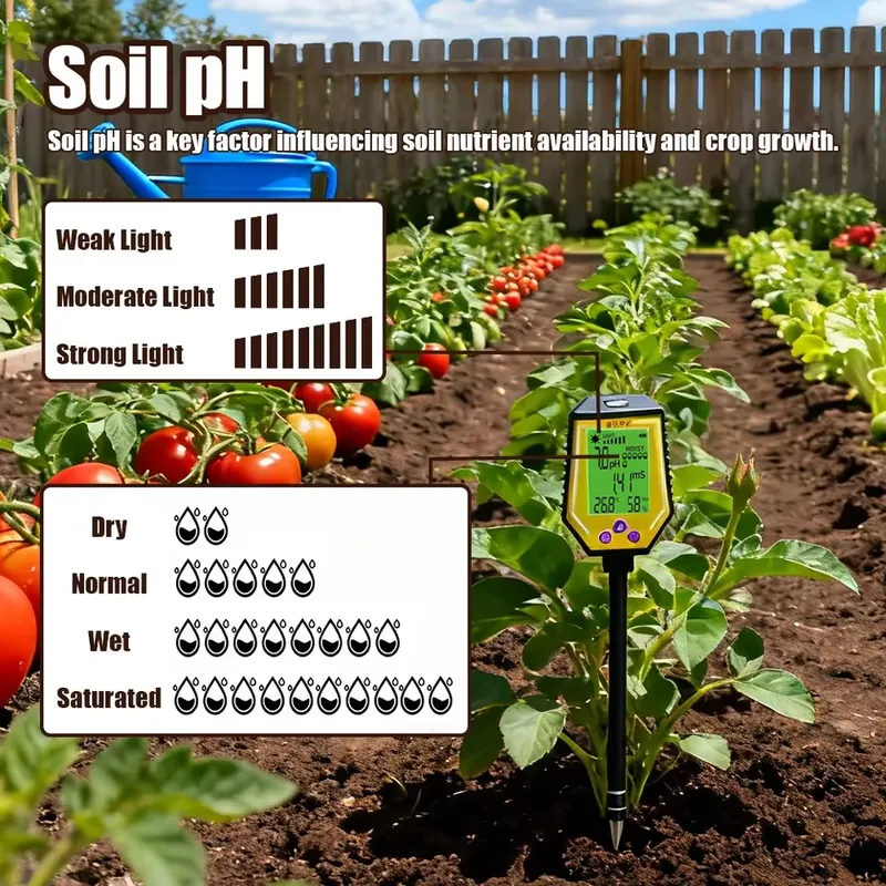 WAP01 New High Accuracy Soil T - Ph Meter 评论和价格